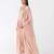 Baby-pink embroidered chiffon anarkali