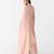 Baby-pink embroidered chiffon anarkali