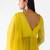 Mustard embroidered raw silk anarkali