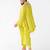 Lime embroidered chiffon co ord set