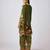 Green embroidered velvet kurta set