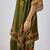 Green embroidered velvet kurta set