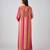 Pink printed chinon kurta set