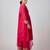 Pink embroidered chanderi silk kurta set