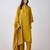 Mustard plain muslin kurta set
