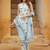Women's Rayon Viscose Straight Embroidered Kurta, pant & dupatta