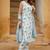 Women's Rayon Viscose Straight Embroidered Kurta, pant & dupatta