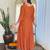 Rustic elegance in burnt orange