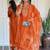 Beautiful women's thread work viscose fabric straight kurta, pant and dupatta set