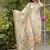 cream Embroidered Kurta set with Dupatta