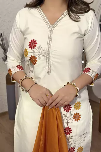 Designer ethnic set kurta, pant set for women for casual and festive wear