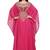 Glamorous Pink Designer Stitched Kaftan with Stone & Sequin Handwork Embroidered 