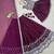 Dark Plum Color Thread With Sequence Work Faux Georgette Top Lehenga Set