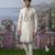 White embroidered chanderi silk kurta pajama