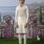 White embroidered chanderi silk kurta pajama