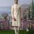 Off white embroidered chanderi silk kurta pajama