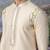 Off white embroidered chanderi silk kurta pajama
