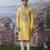 Yellow embroidered chanderi silk kurta pajama