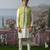 Green embroidered chanderi silk Nehru jacket paired with kurta pajama