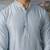 Blue embroidered chanderi silk kurta pajama