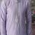 Purple embroidered chanderi silk kurta pajama