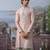 Pink embroidered chanderi silk kurta pajama