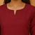 Woven maroon kurta