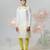 White woven cotton kurta pajama