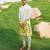 White Printed chanderi kurta pajama