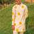 White Printed chanderi kurta pajama