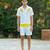 White printed cotton shirt