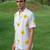 White printed cotton shirt