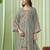 Stylee lifestyle olive lawn cotton embroidered dress material