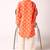 Navratri orange crepe kurta set for boys