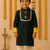 Navratr green rayon navratri kurta set for boys