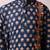 Navratri blue cotton kurta set for boys