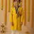 Navratri yellow rayon kurta set for boys