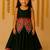 Navratri black rayon lehenga set for girls