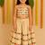 Navratri cream rayon lehenga set for girls