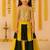 Navratri yellow rayon navratri lehenga set for girls