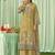 Stylee lifestyle yellow lawn cotton embroidered dress material