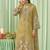 Stylee lifestyle yellow lawn cotton embroidered dress material