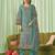 Stylee lifestyle teal lawn cotton embroidered dress material
