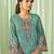 Stylee lifestyle teal lawn cotton embroidered dress material
