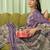 Stylee lifestyle violet lawn cotton embroidered dress material