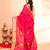 pink cotton saree with running blouse