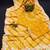 yellow vichitra silk blend embroidered leheriya saree