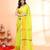 light green cotton saree with running blouse