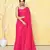 magenta pink cotton saree with running blouse