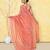 peach cotton saree with running blouse